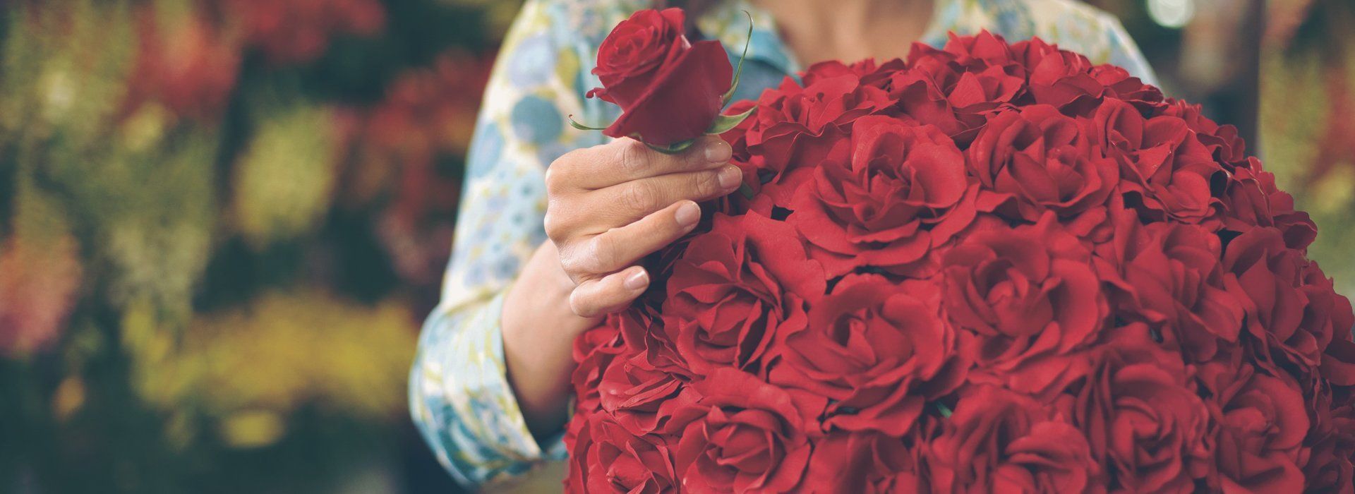 Red rose bouquet