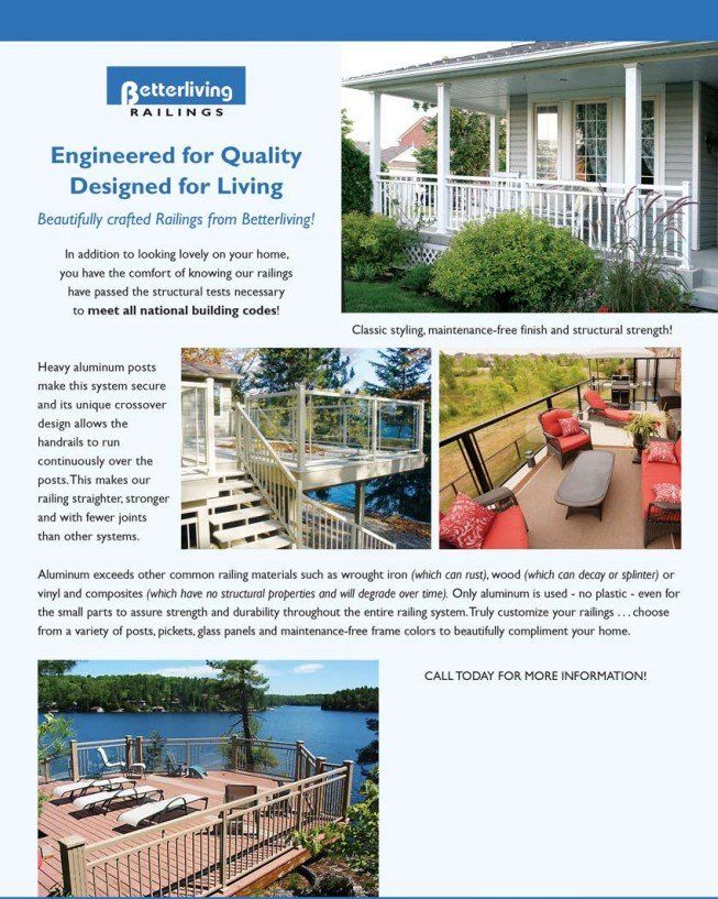 Betterliving Aluminum Railing Flyer