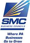The logo for smc business councils where pa businesses go to grow