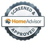 Official -Screened and approved by Home Advisor badge