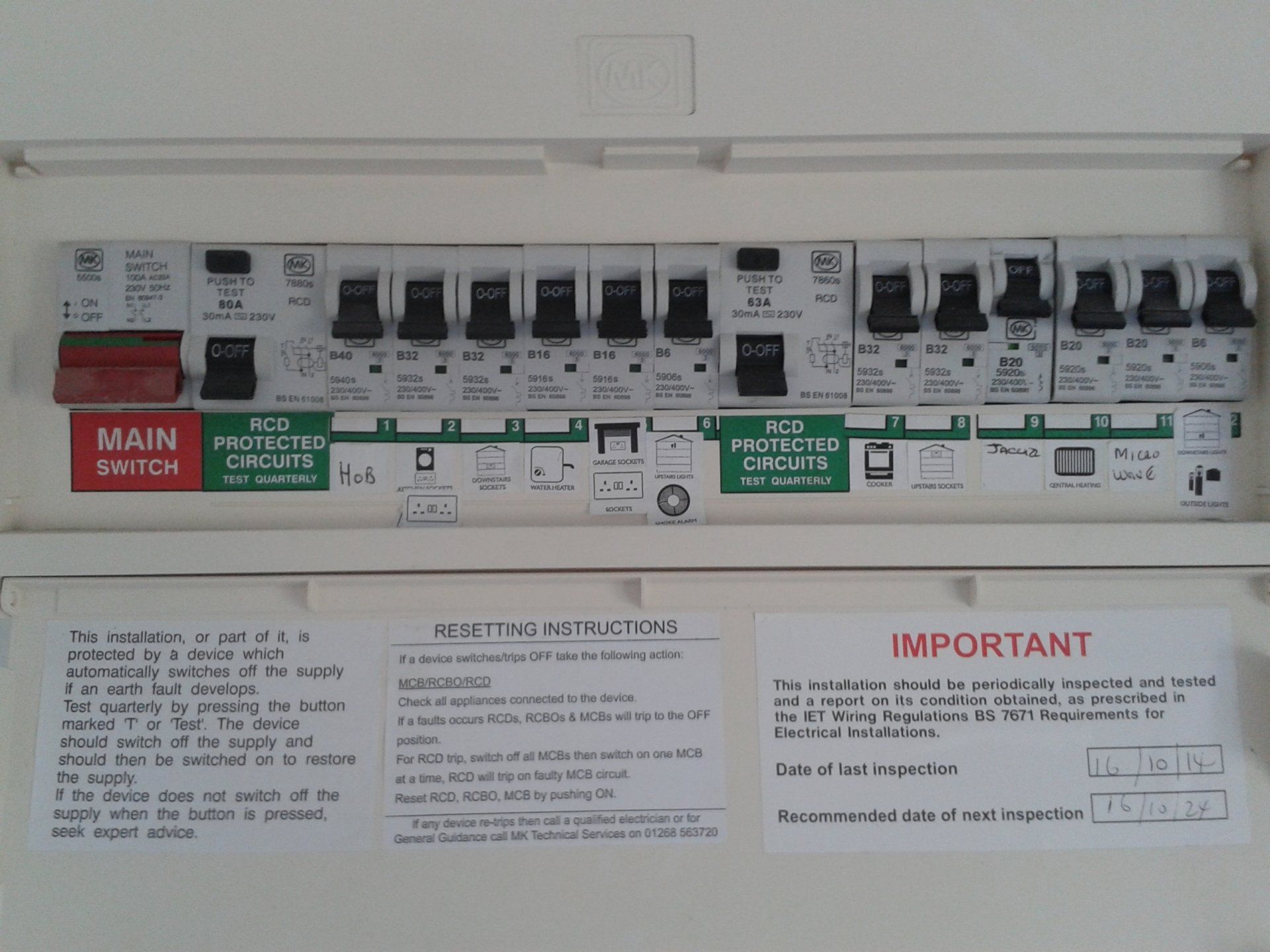New Consumer Unit