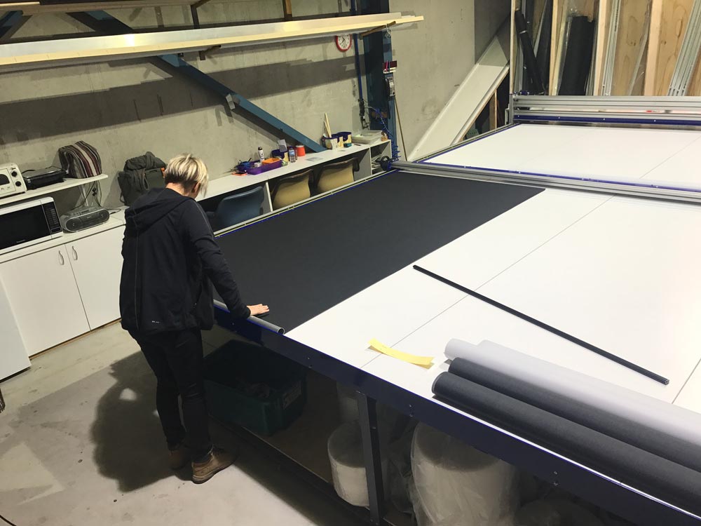 Repairs grey blinds
