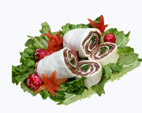 Rotolini di bresola e mozzarella