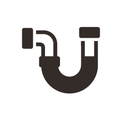 Plumbing pipe icon