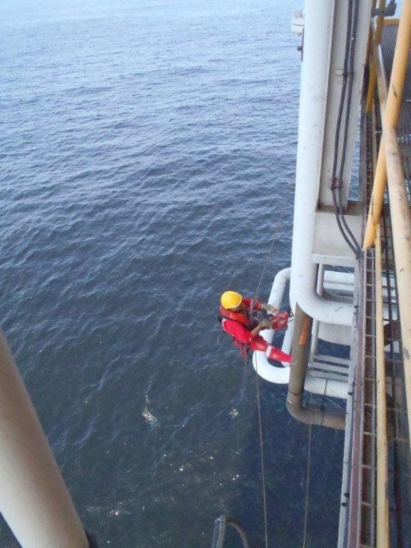 Men Working with Yellow Cap for working at heights