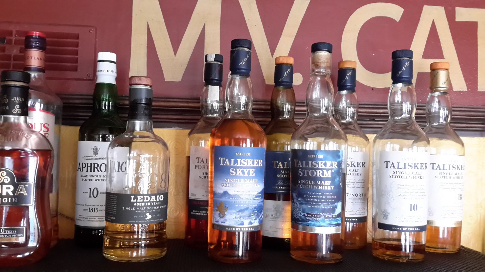 Scotch bottles