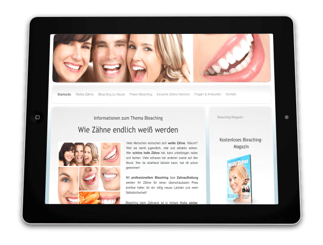 Bleaching (Zahnaufhellung) Trier: Zahnarztpraxis Dr. Ralf Junk