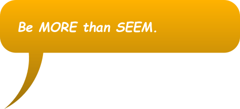 Speech bubble with the text