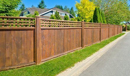 wooden fence
