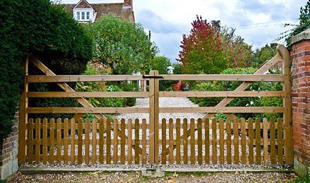 wooden gate
