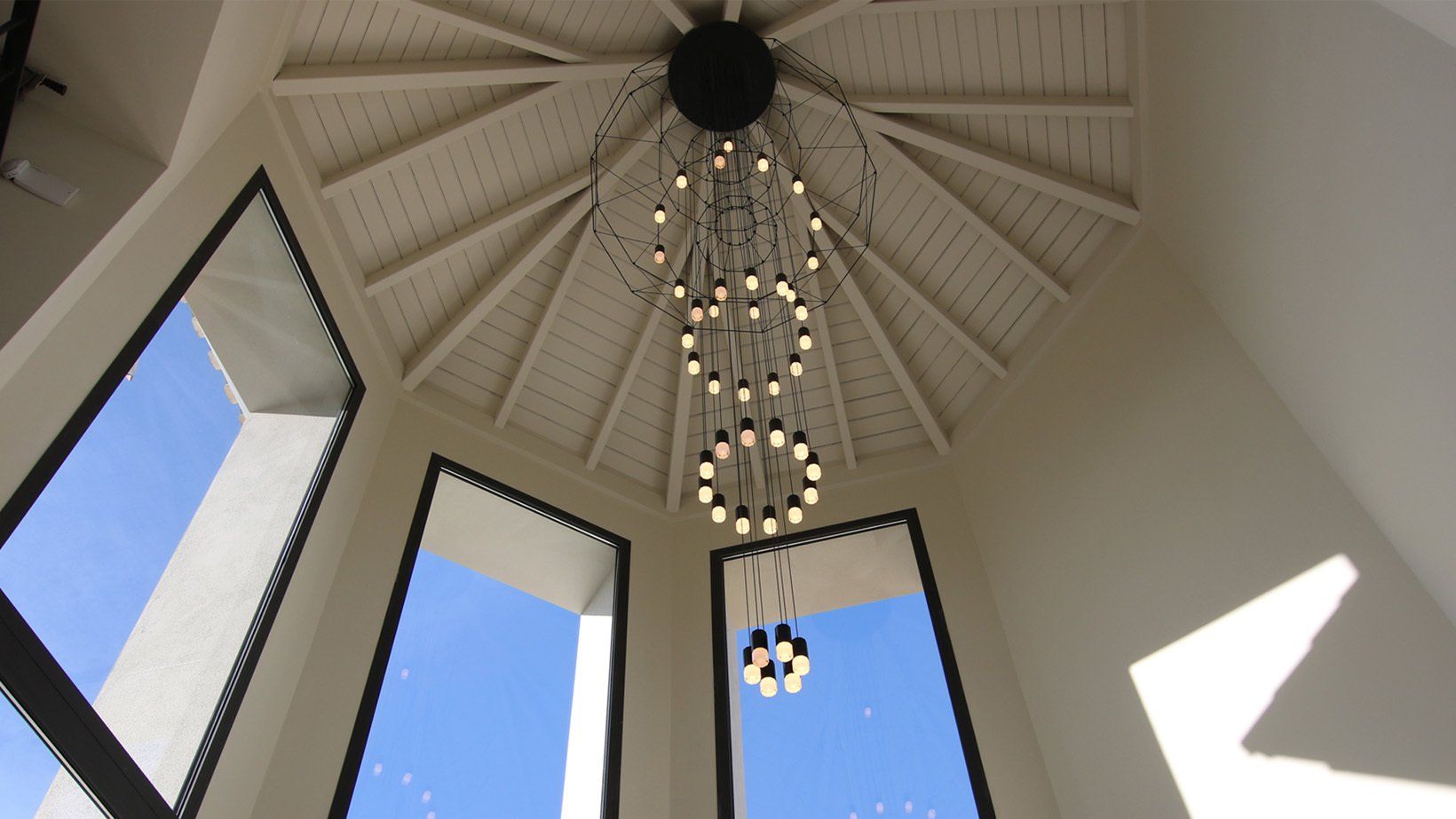 interior design project in La Zagaleta Marbella Spain - image of hallway lighting