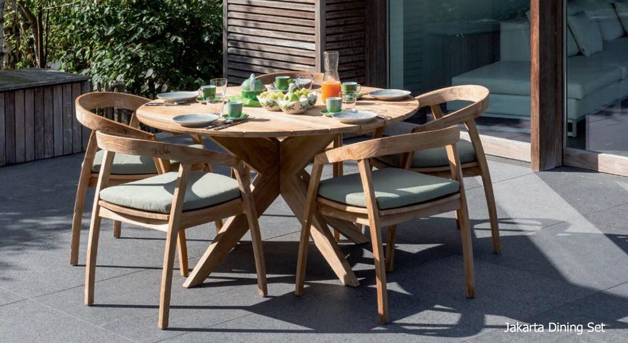 Gescova jakarta terrace dining table and chairs
