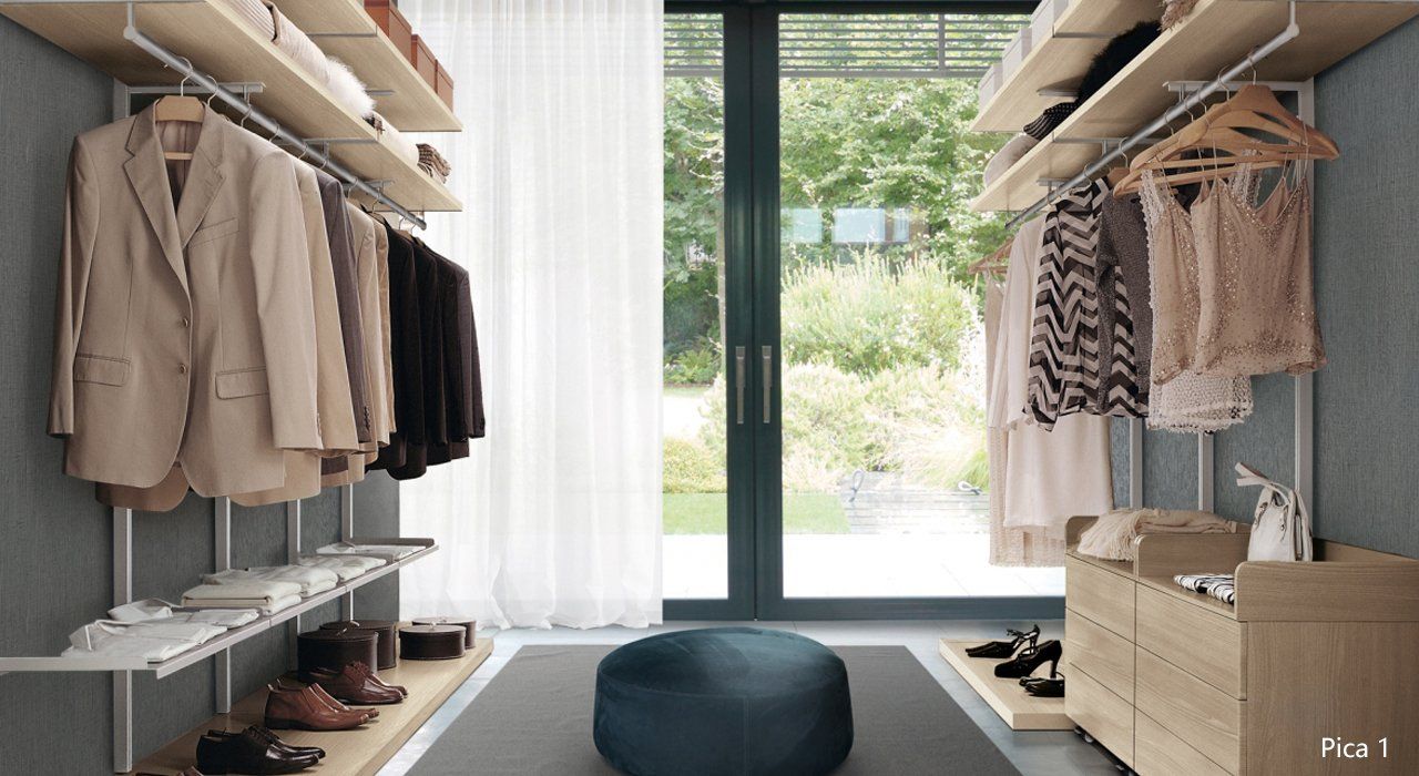 Zalf Pica Low Price Closet Hanging System with internal drawers