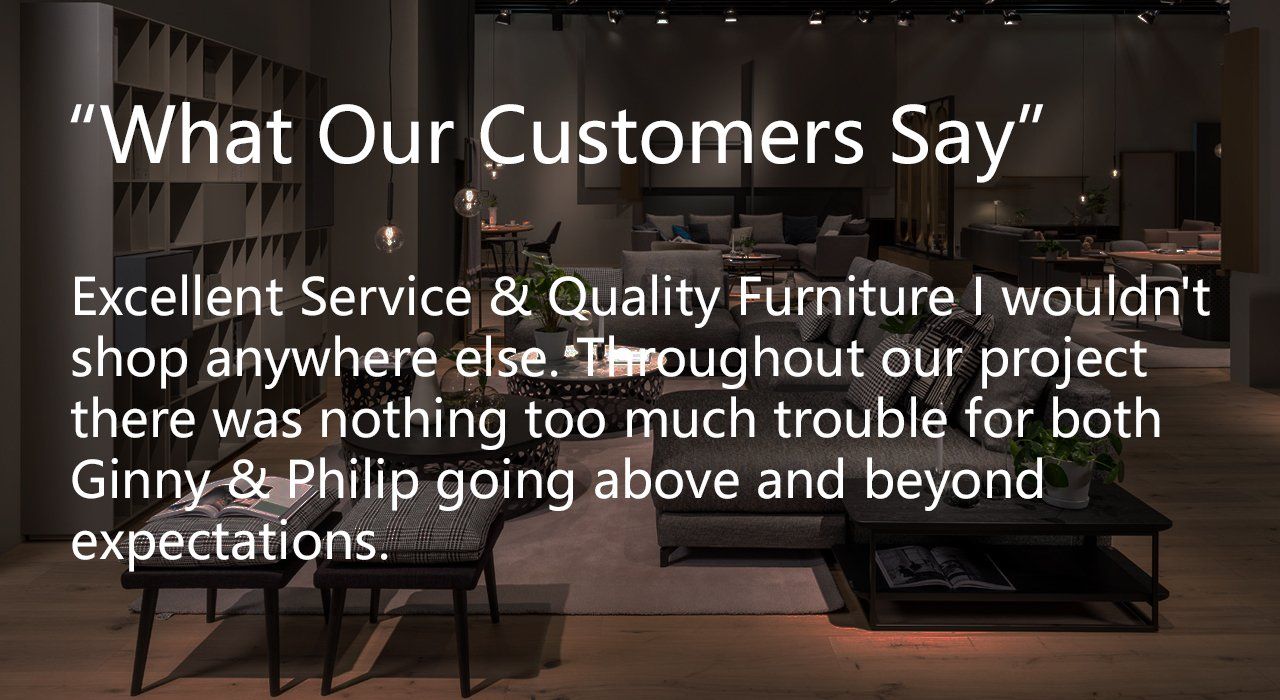 High end Indoor and Outdoor furniture Service and Quality client testimonial and google review.