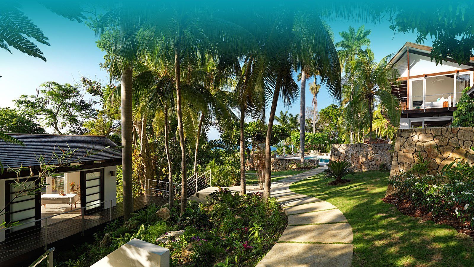 Villa rental with spa
