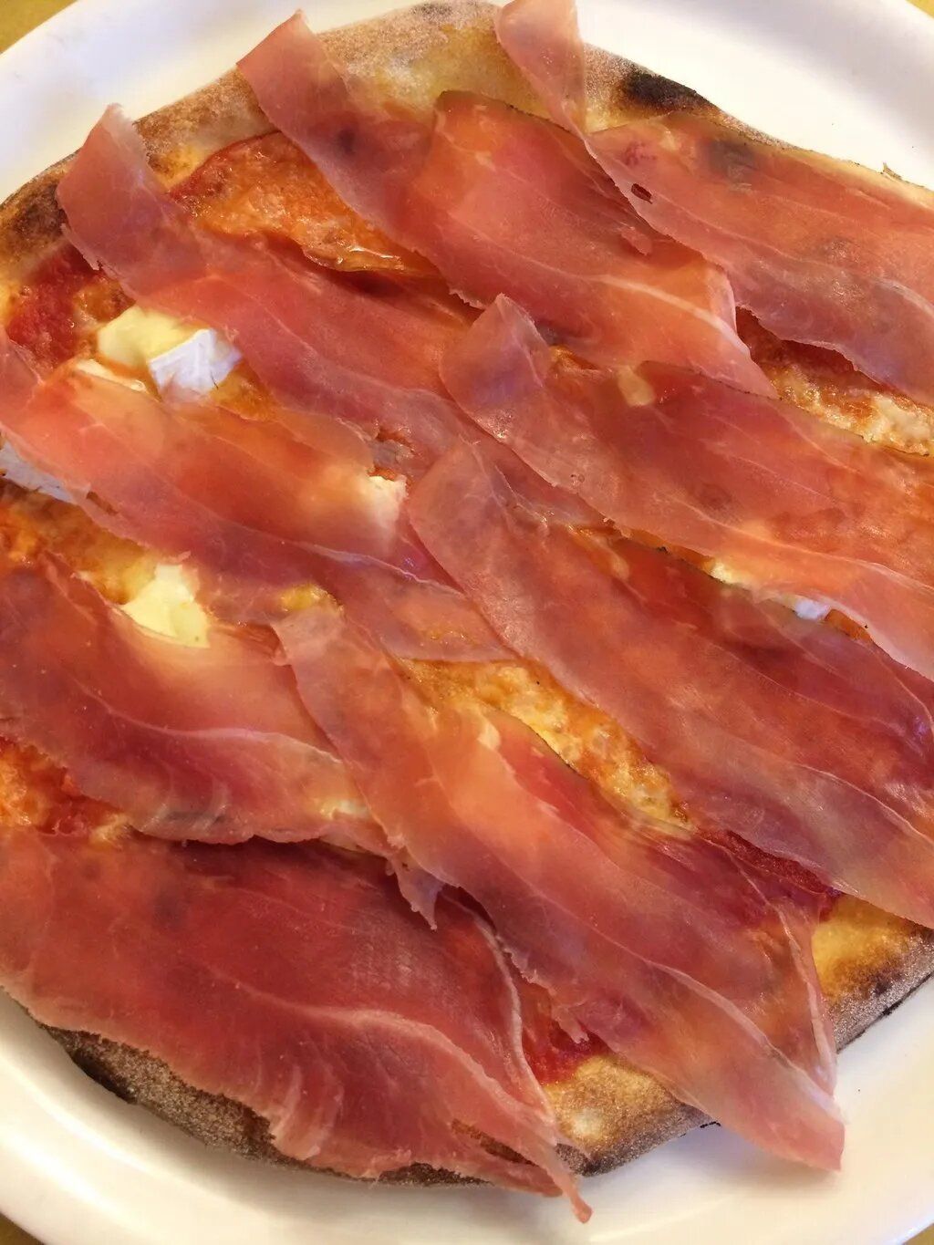 Pizza con speck