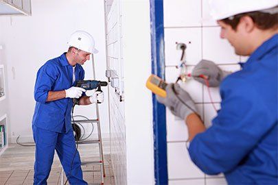 Our engineers installing electrical parts in Enterprise and Coffee County, AL