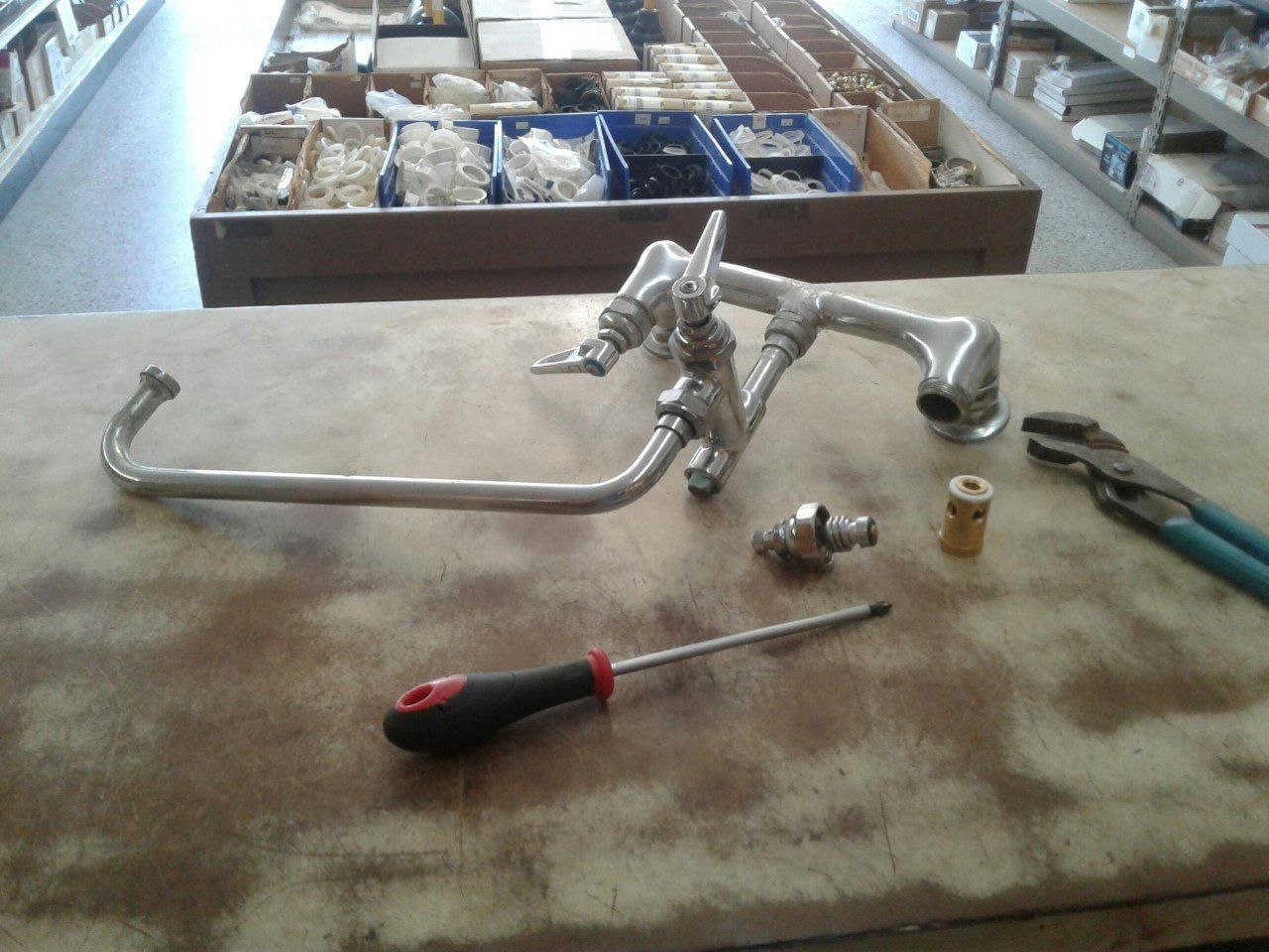 A plumbing services expert at work in Enterprise, AL