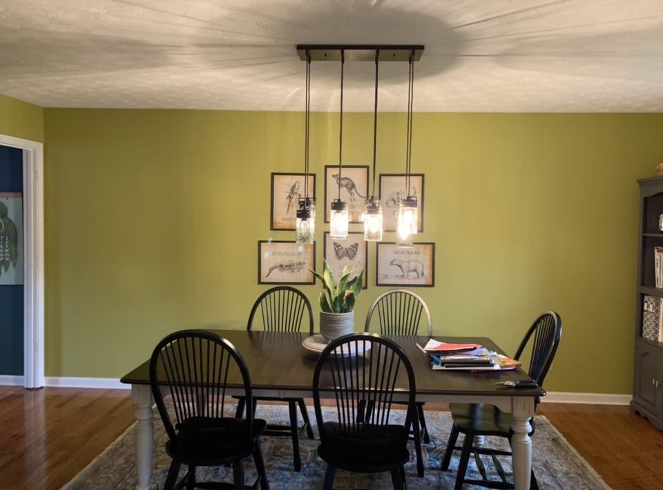 dining room before