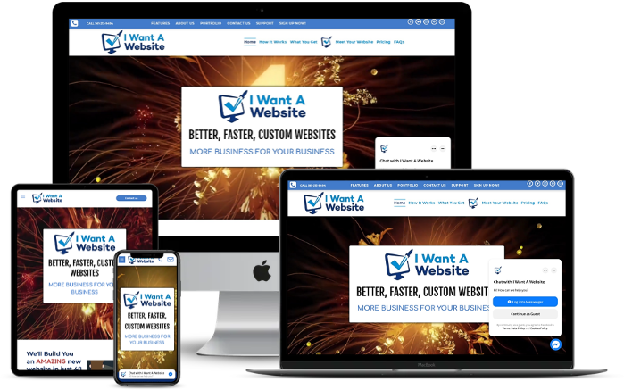 Small business websites from I Want A Website