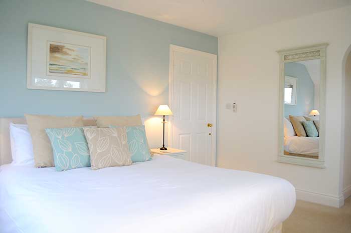Blue room bedroom