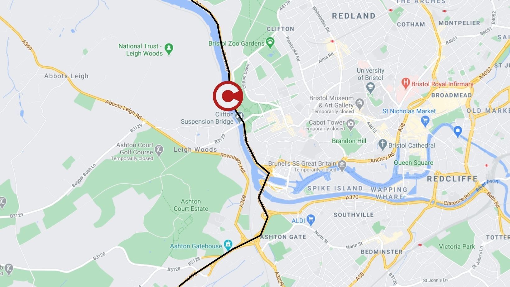 Congestion charge Bridge valley road