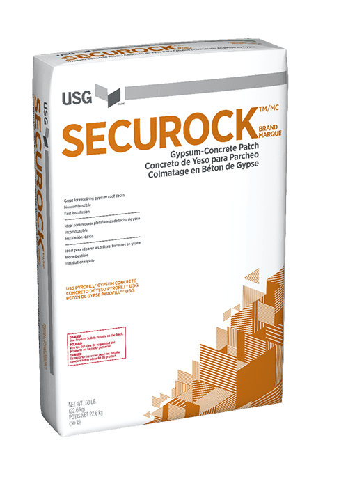 SECUROCK Gypsum-Concrete Patch — Roof Deck in West Chester, PA SECUROCK Gypsum-Concrete Patch — Roof Deck in West Chester, PA