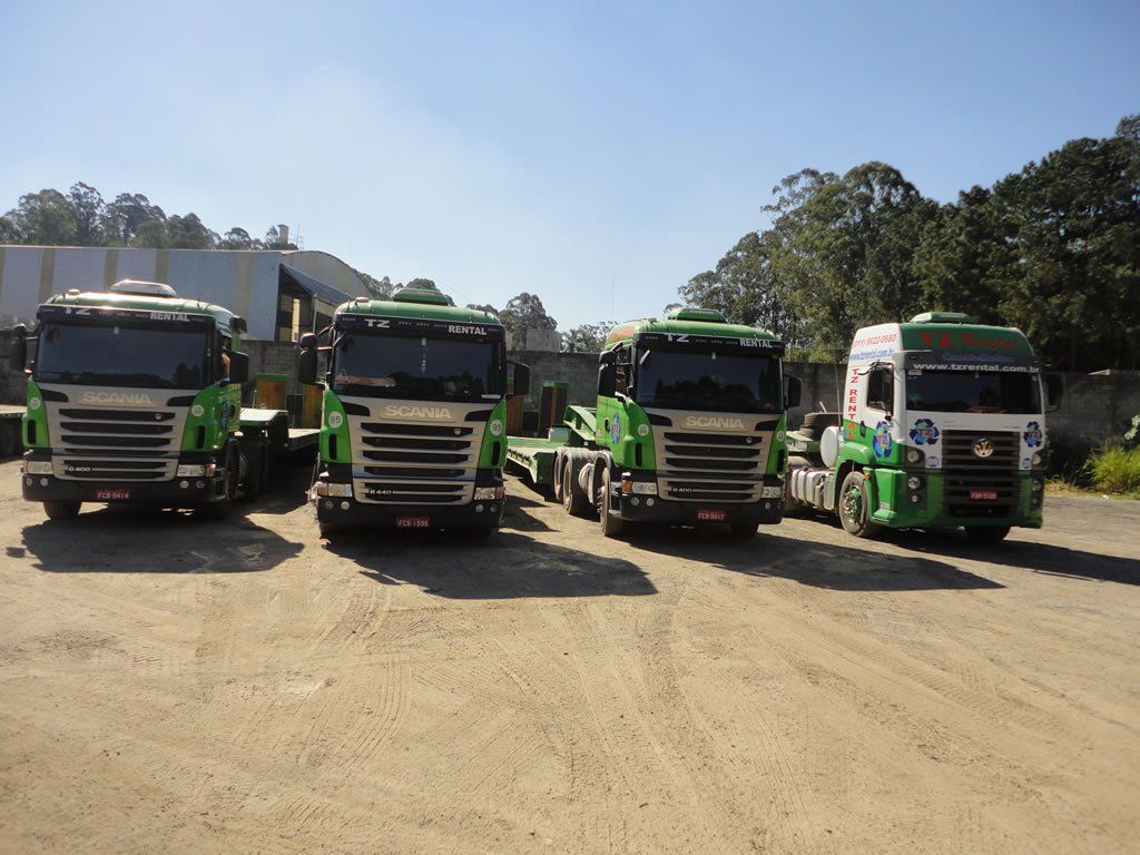 Caminhões para Transporte de Carga Pesada - TZ Rental