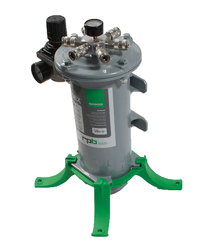 6 outlet radex air purifier for abrasive blasting