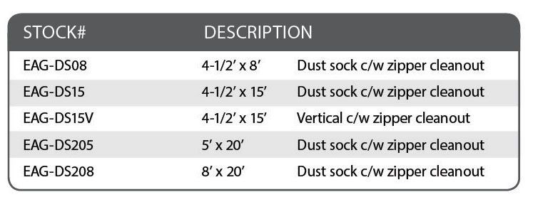 Dust Sock Ordering Dust Sock Ordering
