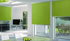 tenda a rullo verde