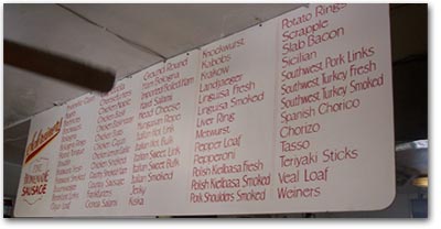 Sausage Menu - Sausage Varieties in Phoenix, AZ Sausage Menu - Sausage Varieties in Phoenix, AZ