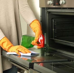 Oven cleaning