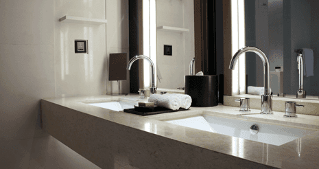 Clean bathroom