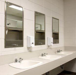 Office toilet cleaning