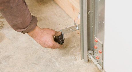 taking measurements for garage door