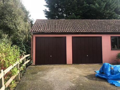 garage doors with unique finishes