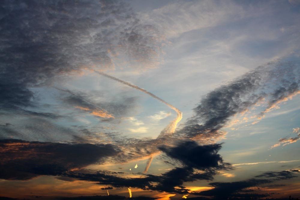 Sunset near Kingston Lacey, Dorset