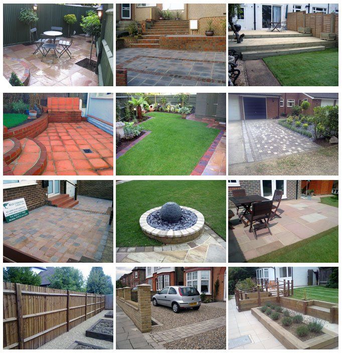 examples, landscape, gardening work