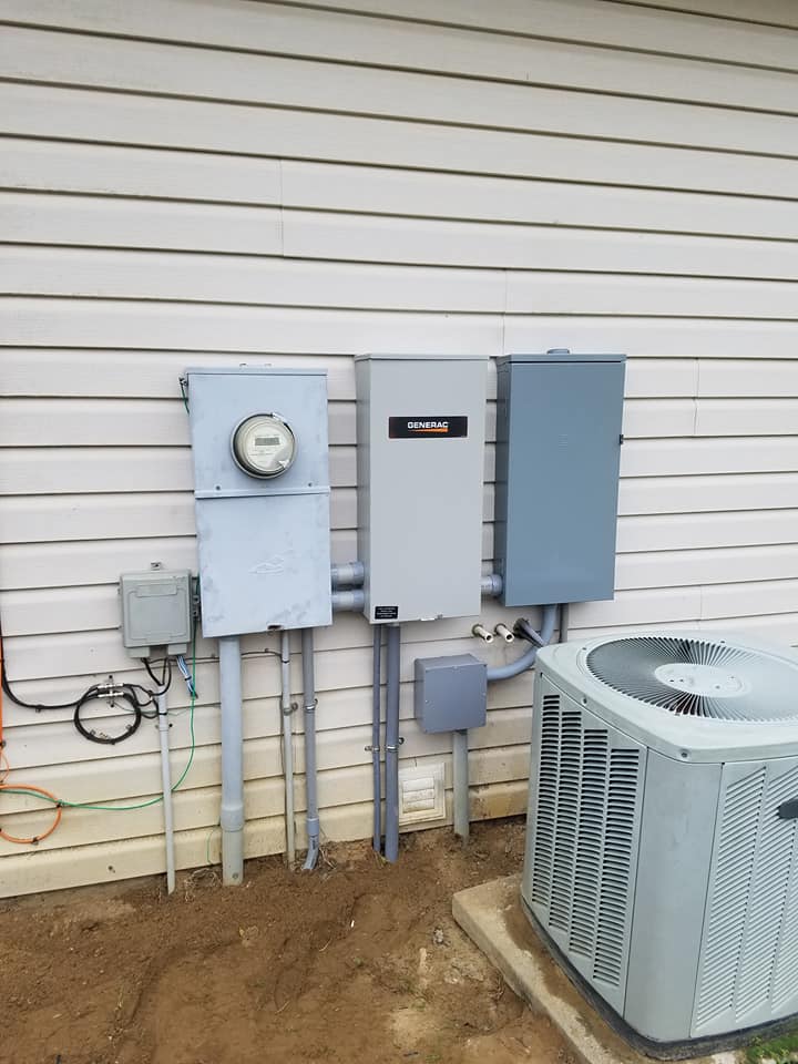 Three Electrical Switches Outside Home — Lumberton, NC — Rogers Electric, Inc