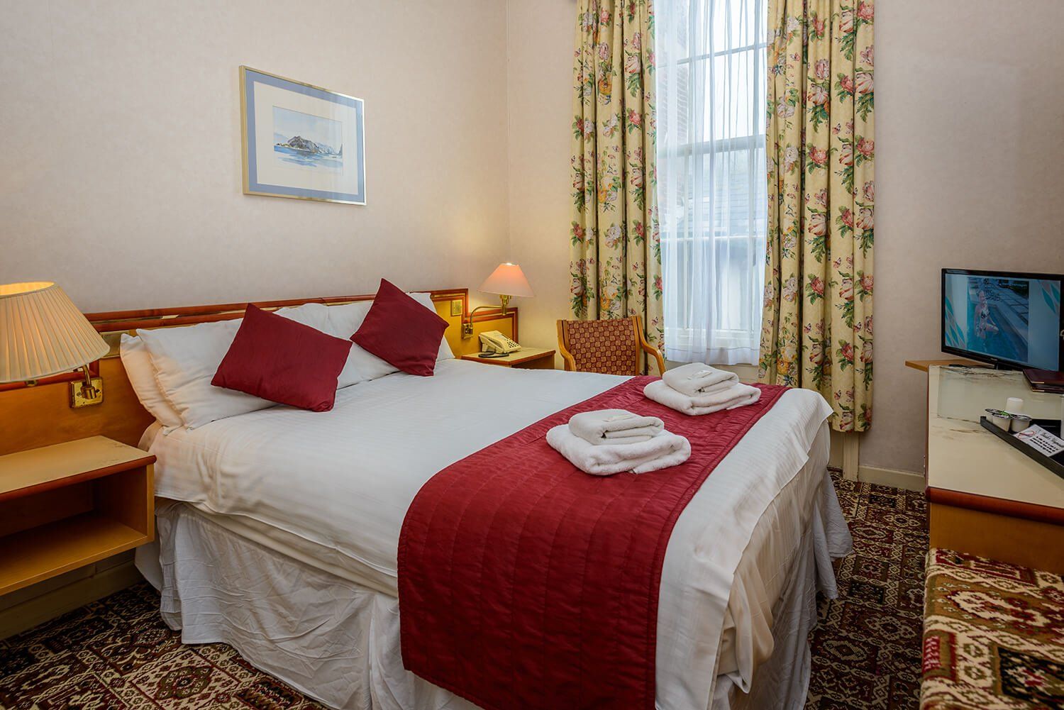 Standard Double Room at the Russell Hotel in Weymouth