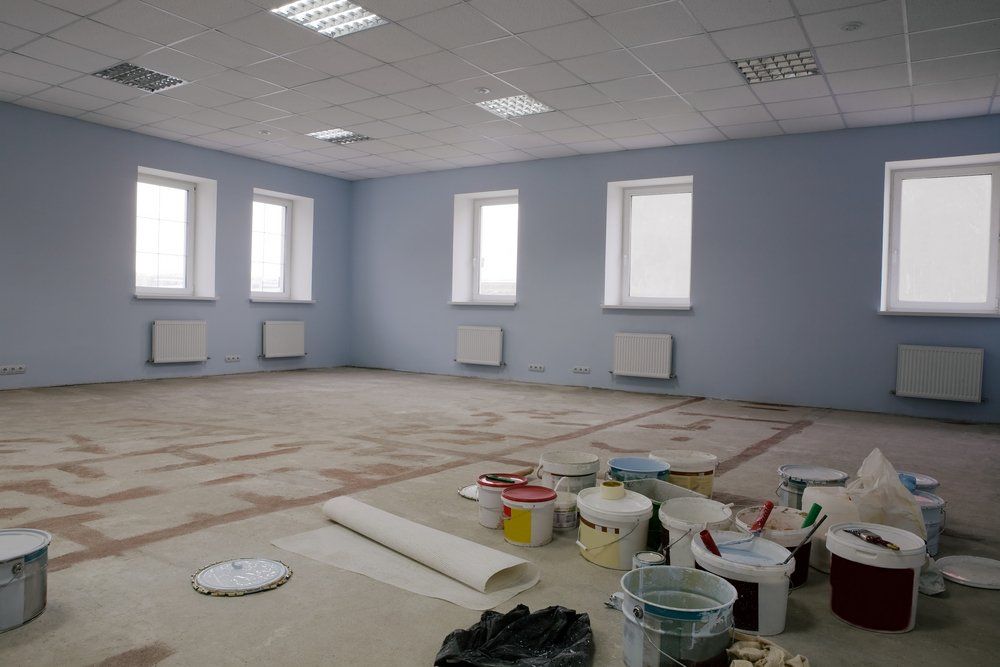 Repainting Office Wall — Aaron Lee Painting Pty Ltd In Jensen, QLD