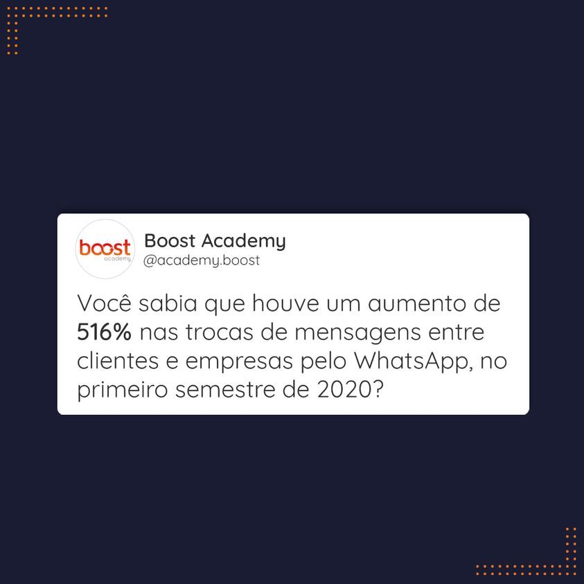 Você sabia que o WhatsApp foi um dos meios de contato mais utilizados para vendas no ano de 2020?