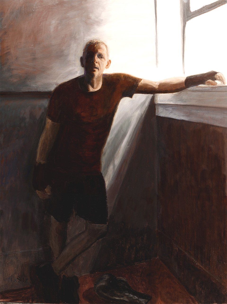 California artist John Kosta's painting entitled After Boxing.