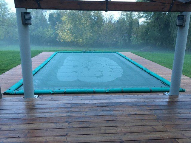 Copertura per piscina interrata