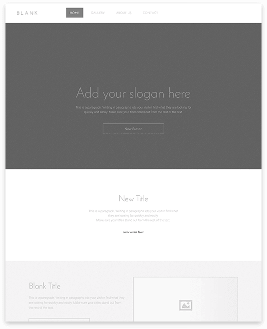 Blank parallax