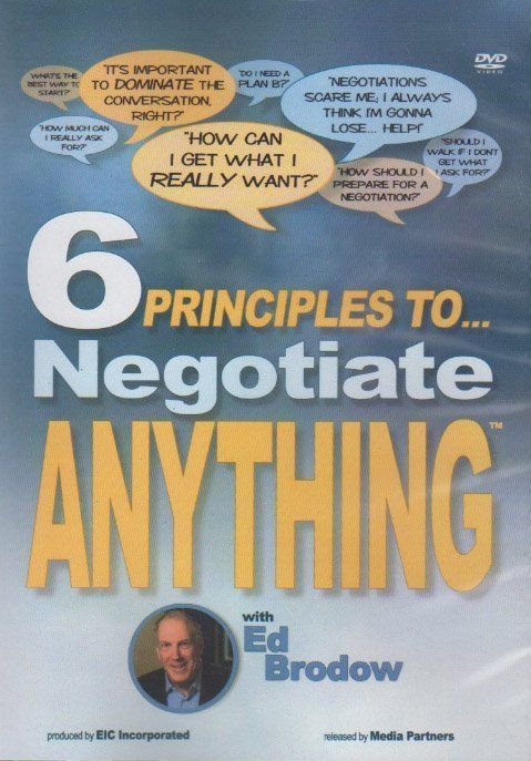 6 Principles to Negotiate Anything book