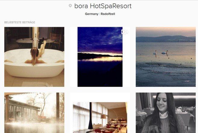 Mit Bilderwelten bezaubern: das ist Instagram. Das bora HotSpaResort beherrscht diese Kunst. Mit Bilderwelten bezaubern: das ist Instagram. Das bora HotSpaResort beherrscht diese Kunst.