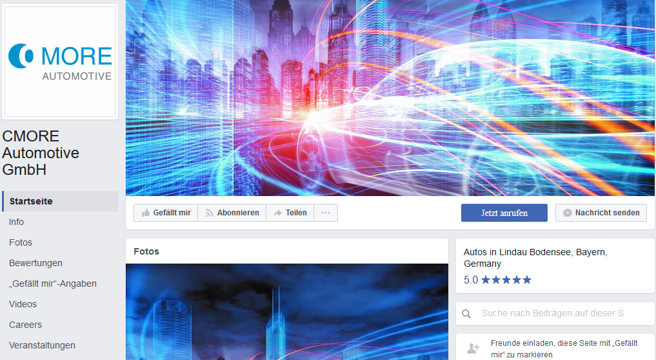 CMORE auf Facebook CMORE auf Facebook