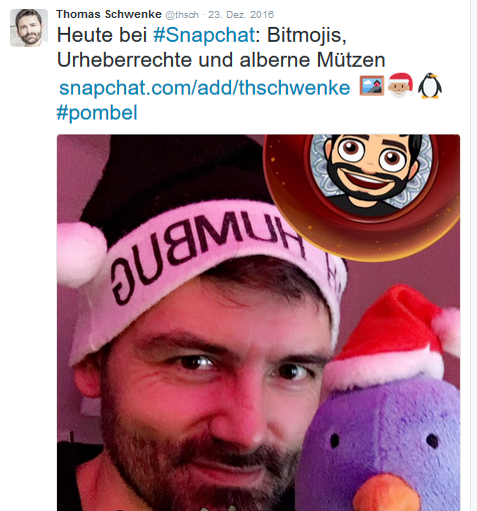 Twitter-Post von Dr. Schwenke mit Augenzwinkern Twitter-Post von Dr. Schwenke mit Augenzwinkern